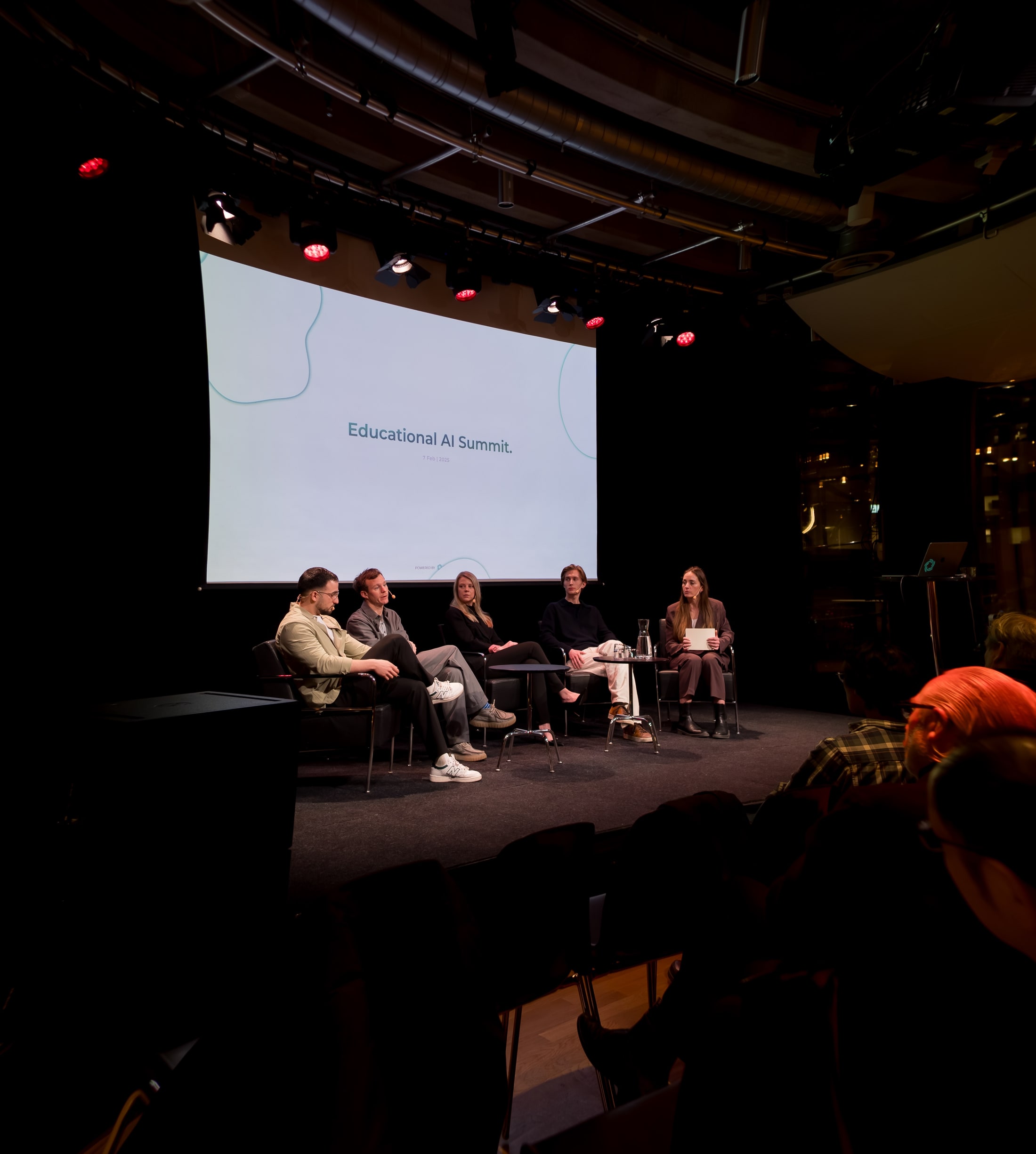 Panelen på Educational AI Summit, som Gradr stod värd för