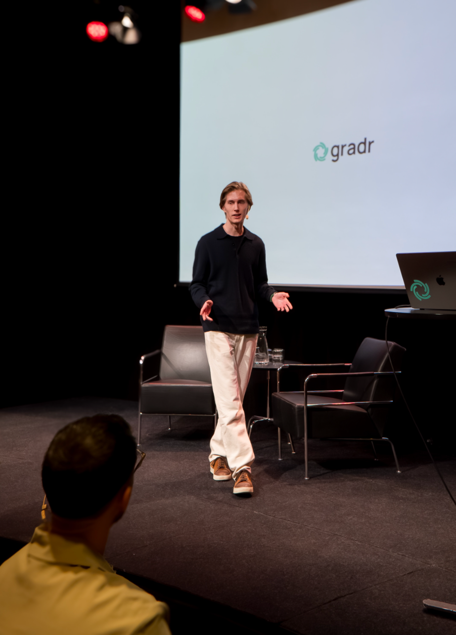 Noah presenting at AI Summit