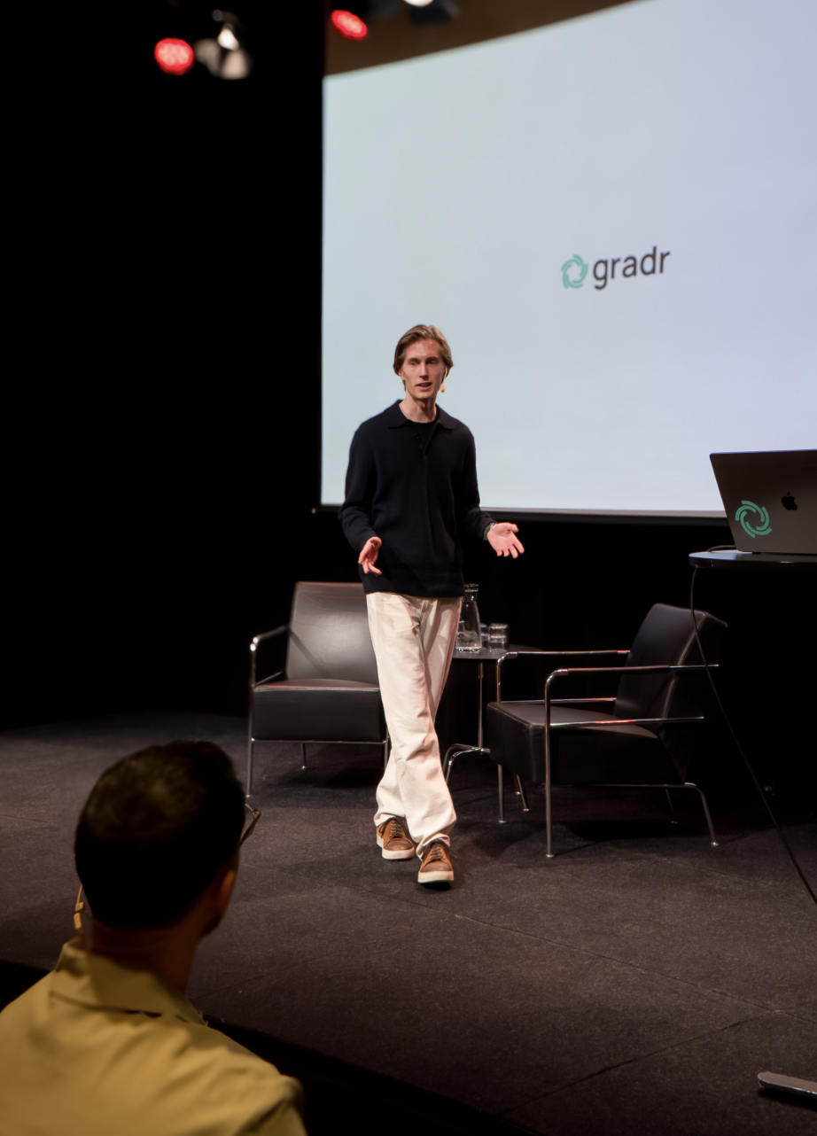 Noah presenting at AI Summit